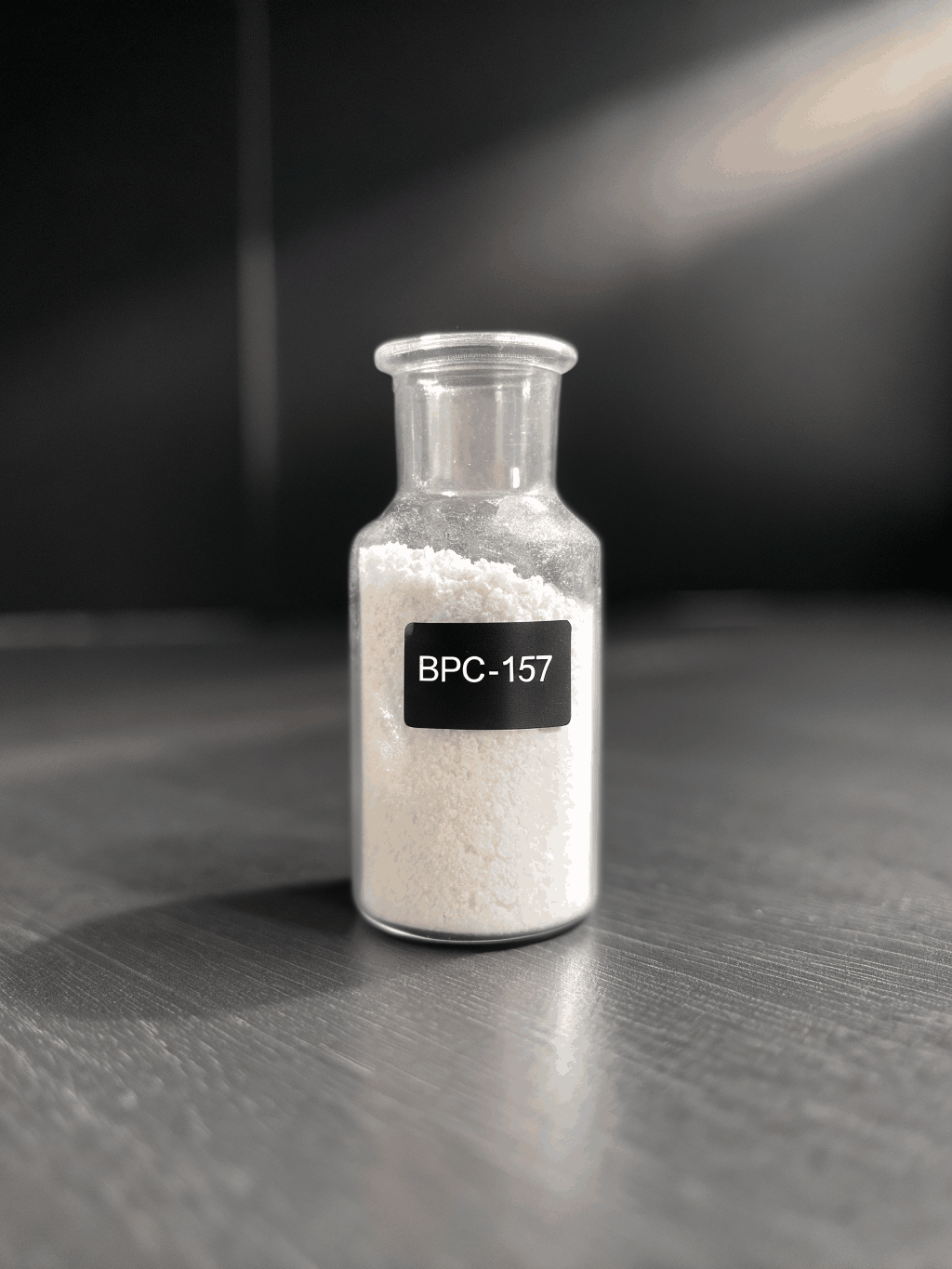 Vial of BPC-157 peptide