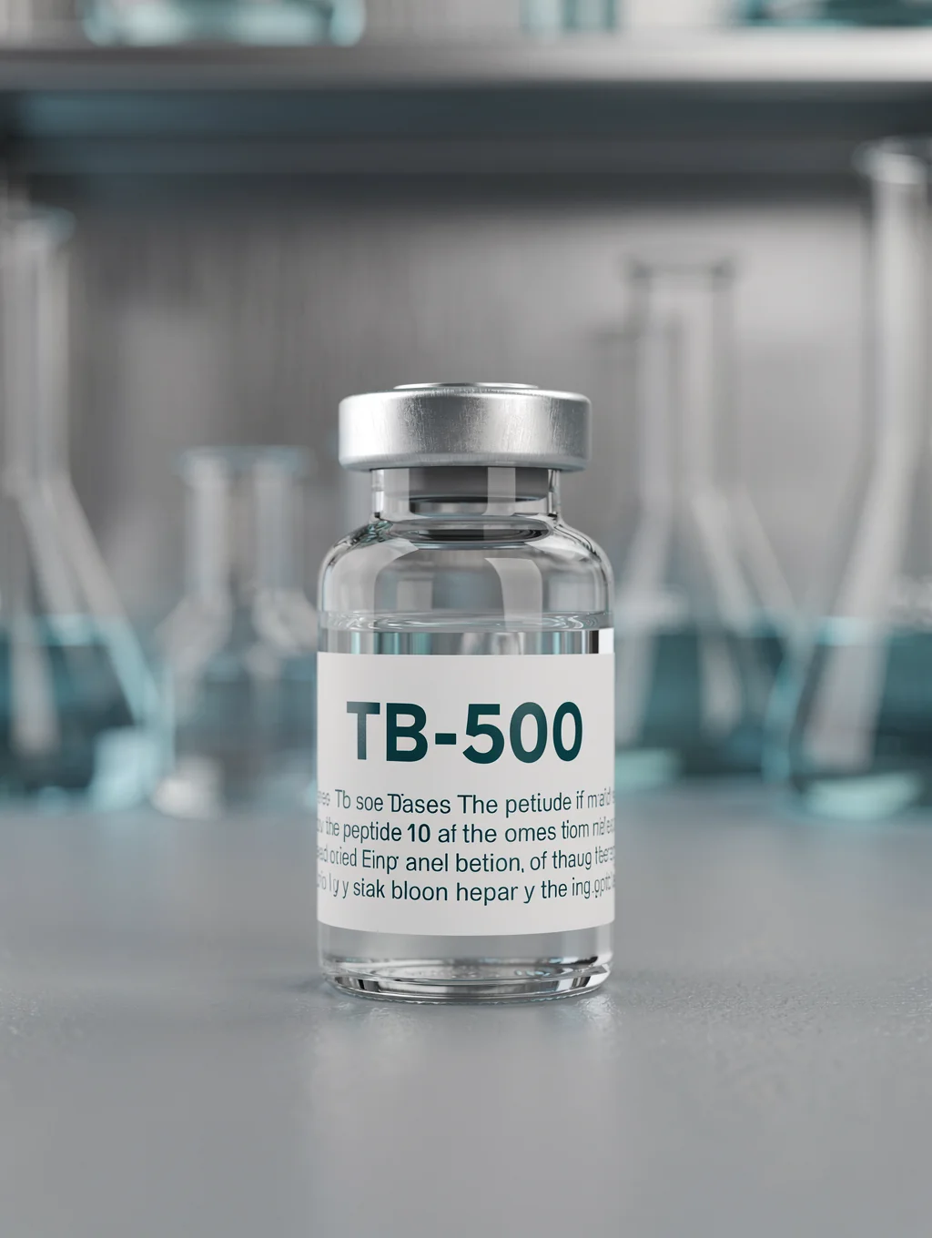Vial of TB-500 peptide
